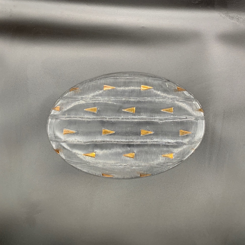 Glass Oval Serving Platter